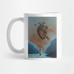 Heart Of Darkness - Surreal/Collage Art Mug